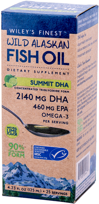 Wiley's Finest Wild Alaskan Fish Oil SUMMIT DHA 1255m 12l - Image 3