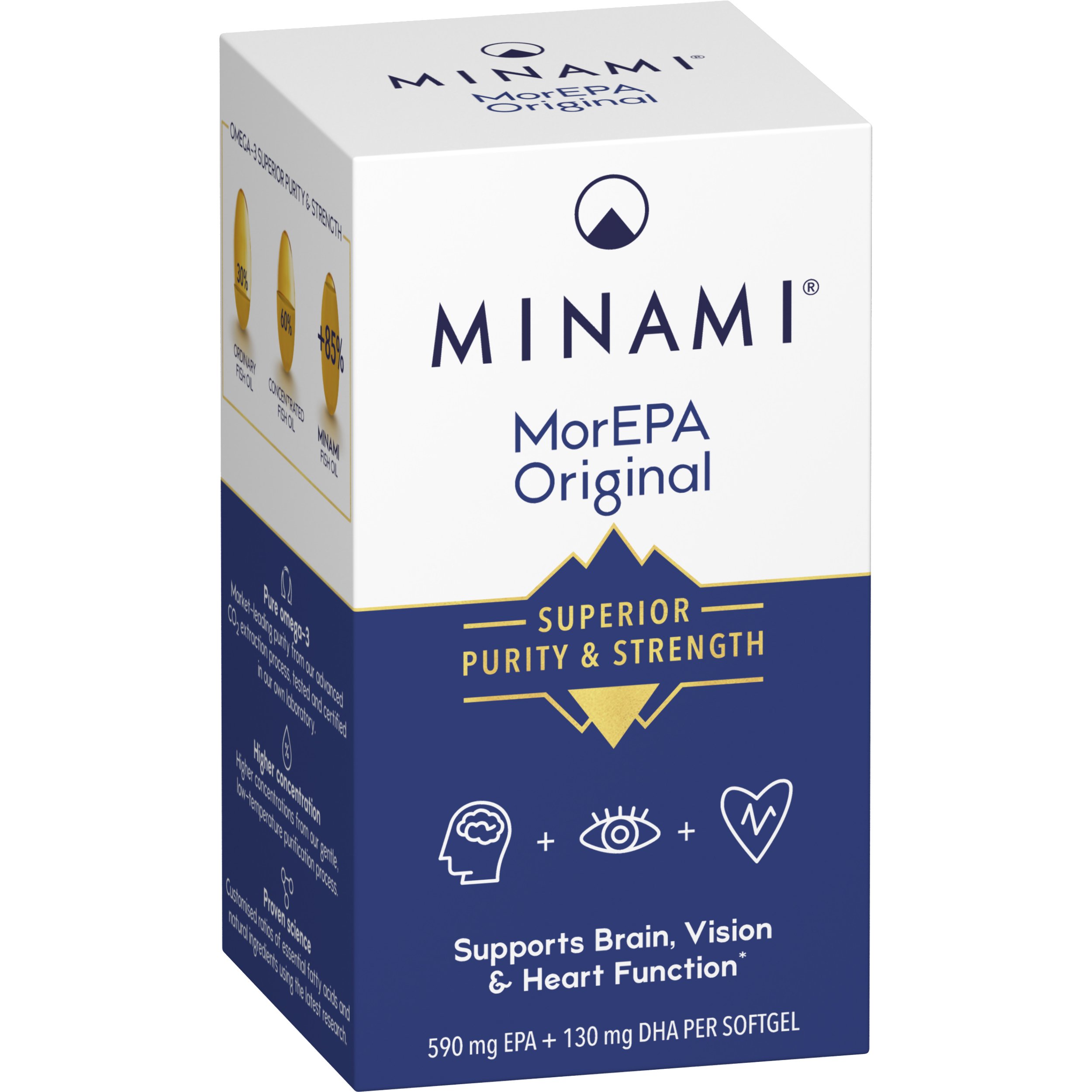 Minami MorEPA Original Omega-3 Fish Oil 60 caps