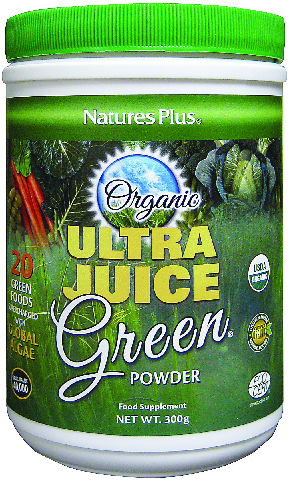 NaturesPlus Ultra Juice Green Drink Organic 30 servings