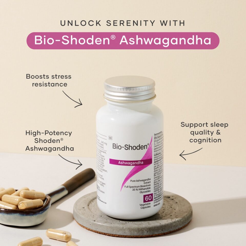 Coyne Healthcare Bio-Shoden® Ashwagandha - 60 Vegetable Capsules - Image 2