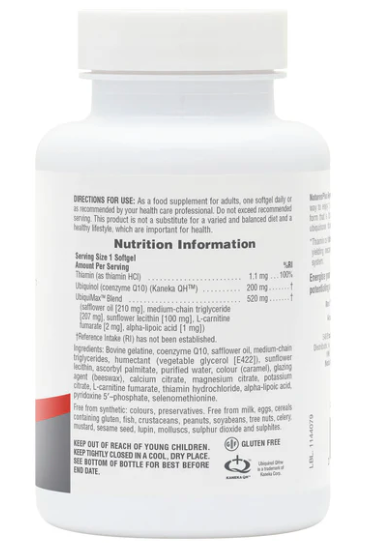 NaturesPlus - Beyond CoQ10 200mg Ubiquinol - 30 softgels - Image 2