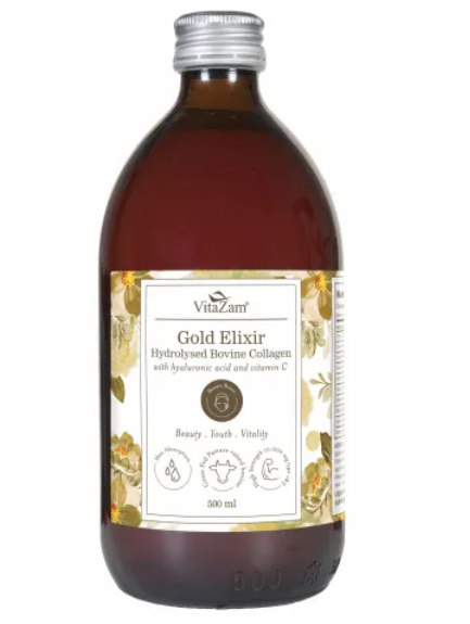 VitaZam - Gold Elixir Hydrolysed Bovine Collagen - 500ml