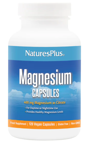 NaturesPlus - Magnesium Citrate - 400mg -120VCaps