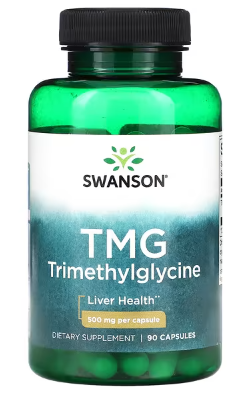Swanson - TMG (Trimethylglycine) - 500mg- 90 capsules