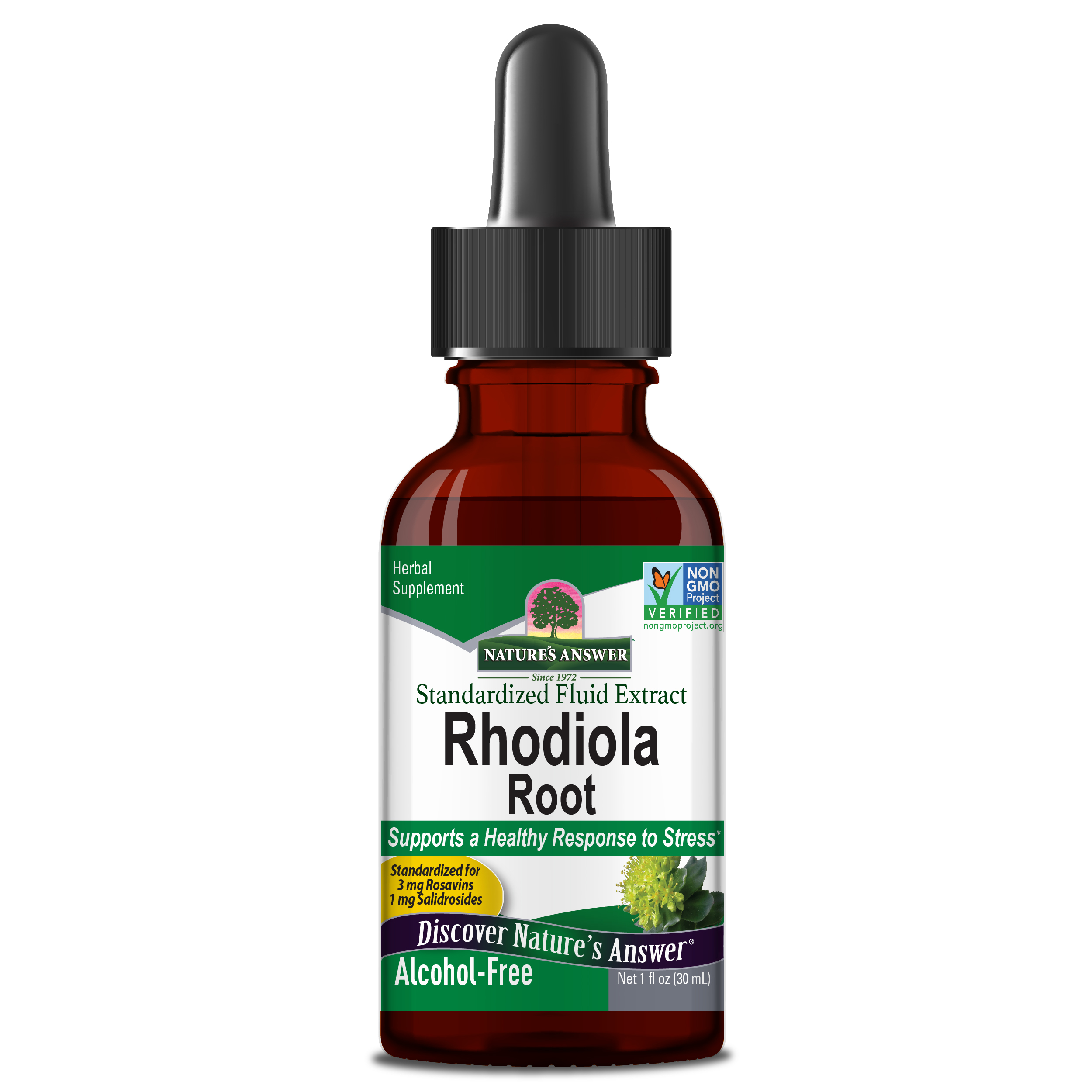 Nature's Answer Rhodiola Root Liquid Extract - 30ml - Alcohol Free