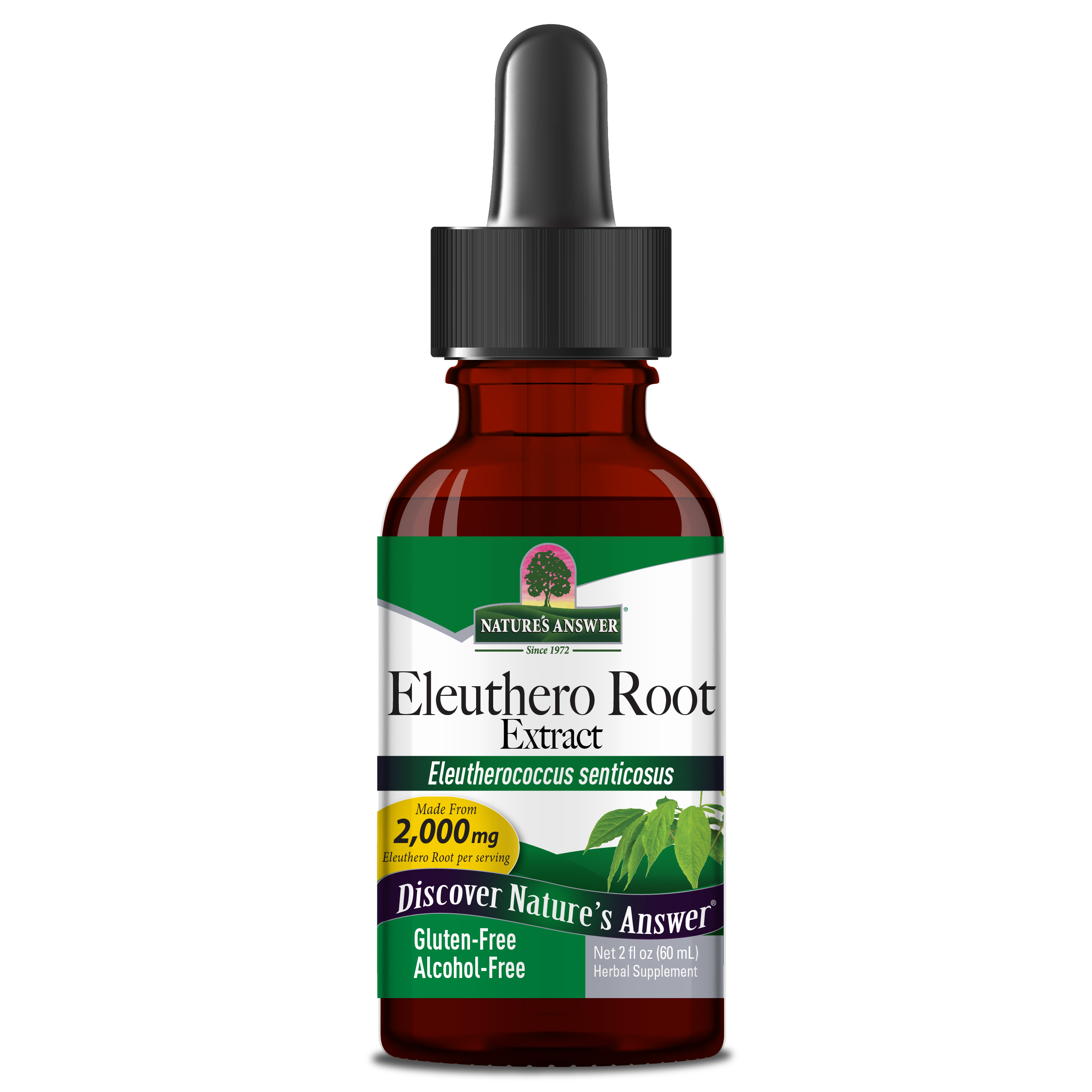 Nature's Answer - Eleuthero Root -30ml- Alcohol-Free (Siberian Ginseng)