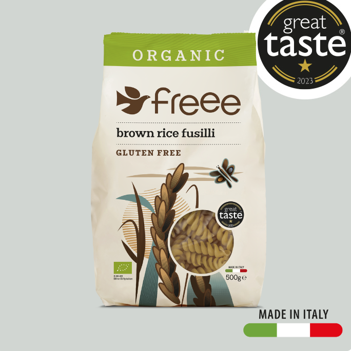 Dove Farm Freee - Gluten free organic brown rice fusilli - 500g