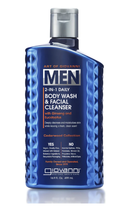 Giovanni mens - 2-in-1 Daily Body Wash & Facial Cleanser - 449ml