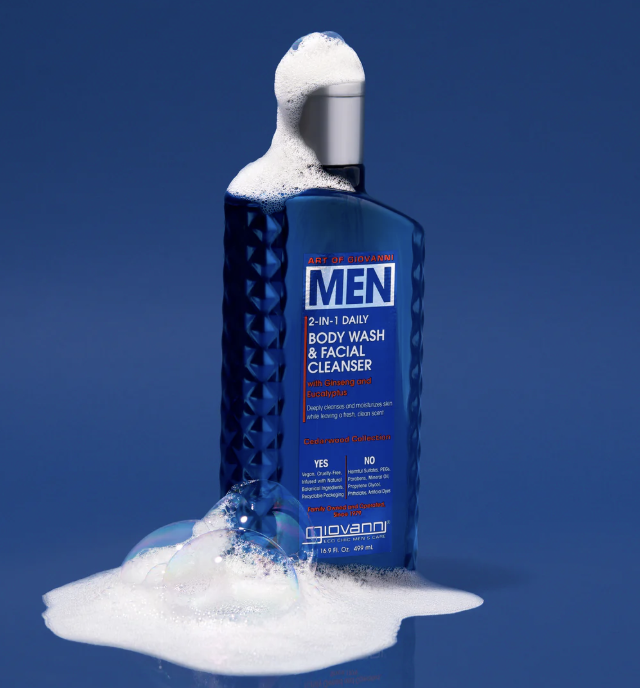 Giovanni mens - 2-in-1 Daily Body Wash & Facial Cleanser - 449ml - Image 2