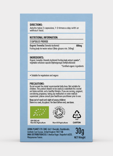 Mushrooms For Life - Tremella - 60 Vcaps - Image 2